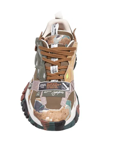 Joia Mixed-material Sneaker In Multi