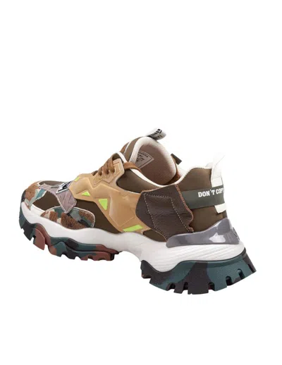 Joia Mixed-material Sneaker In Multi