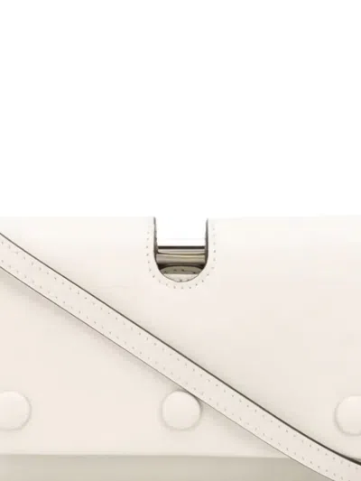 Stée Small Neo Leather Shoulder Bag In White