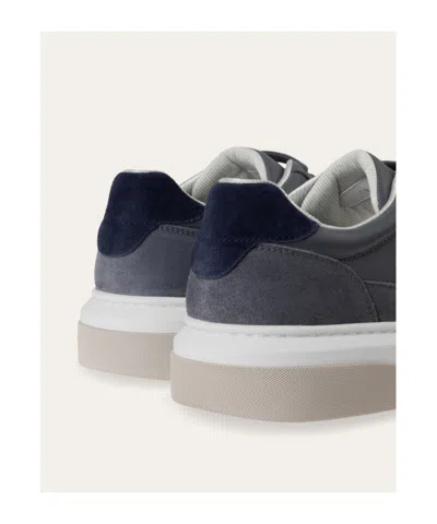 Ferragamo Gancini Low-top Sneaker In Gray