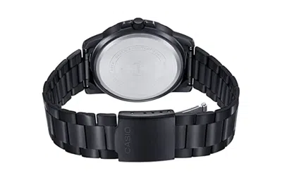 Casio Dress Classic Analog Watch 'metallic Black White'