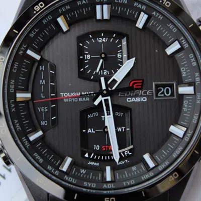 Casio Edifice Analog Watch 'steel Black'