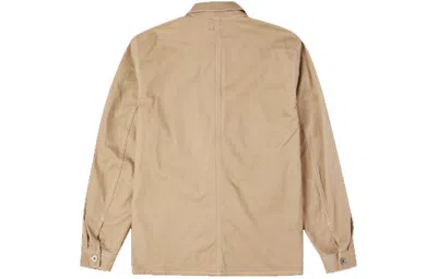 Converse Men's  Cargo Casual Jacket Shirt Khaki In Gold