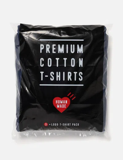 Human Made 3-pack T-shirt Set In Brown