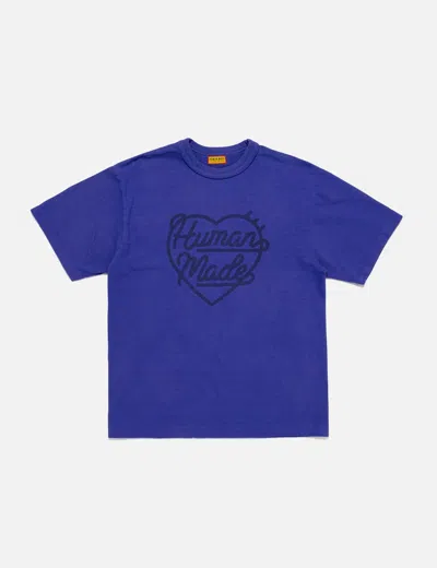 Human Made Color T-shirt In Burgundy