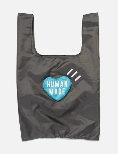 Human Made Heart Shopping Bag Large In Gray