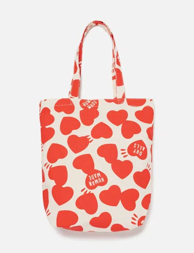 Human Made Heart-print Reversible Tote Bag In Multi