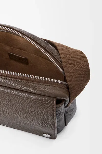 Loewe Medium Pebble Messenger Bag In Supple Grained Calfskin