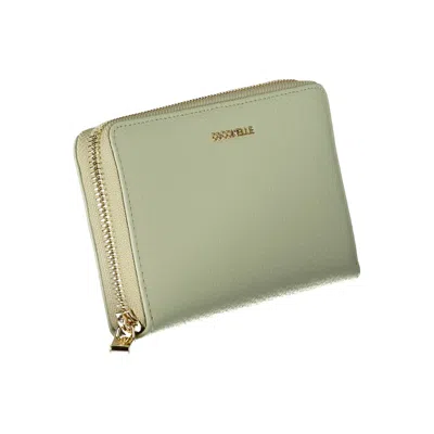 Coccinelle Green Leather Wallet In Green