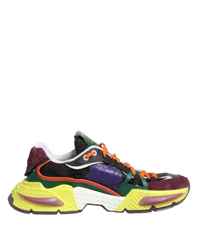 Pre-owned Dolce & Gabbana Multicolor Airmaster Men Sneaker Men's Shoes ()