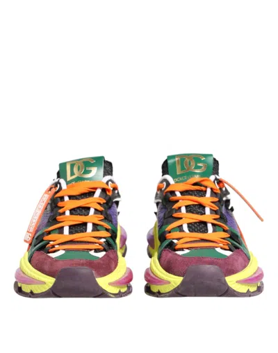 Pre-owned Dolce & Gabbana Multicolor Airmaster Men Sneaker Men's Shoes ()