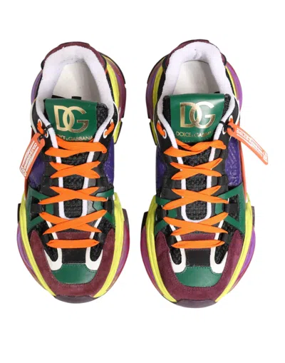 Pre-owned Dolce & Gabbana Multicolor Airmaster Men Sneaker Men's Shoes ()
