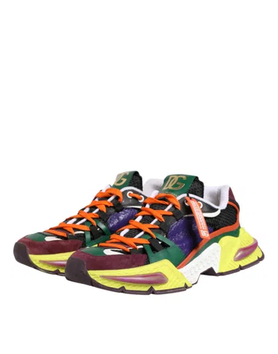 Pre-owned Dolce & Gabbana Multicolor Airmaster Men Sneaker Men's Shoes ()