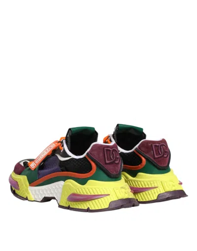 Pre-owned Dolce & Gabbana Multicolor Airmaster Men Sneaker Men's Shoes ()