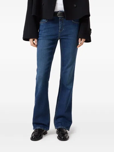 Closed Faded Bell-bottom Jeans In Blue