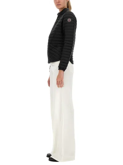 Colmar Down Jacket With Knitted Cuffs In Black