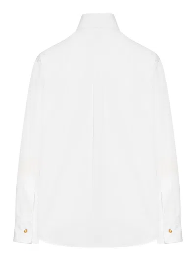 Bottega Veneta Women Classic Cotton Poplin Shirt In White