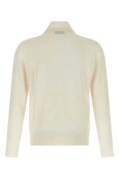 Brunello Cucinelli Cardigan Cashmere Sweaters And Cardigans White In White