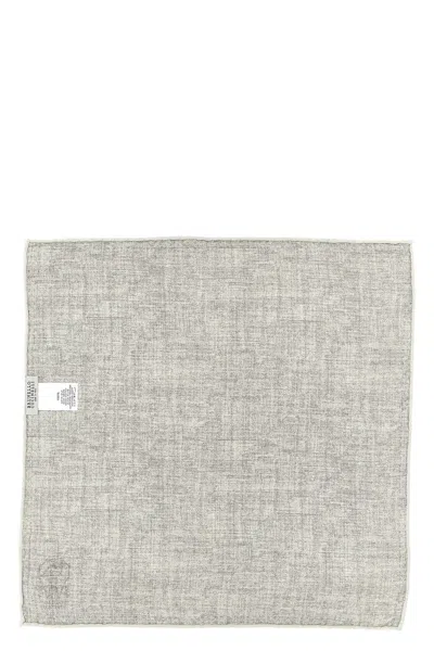 Brunello Cucinelli Logo Pocket Clutch Bag Scarves And Foulards Multicolor In Multi