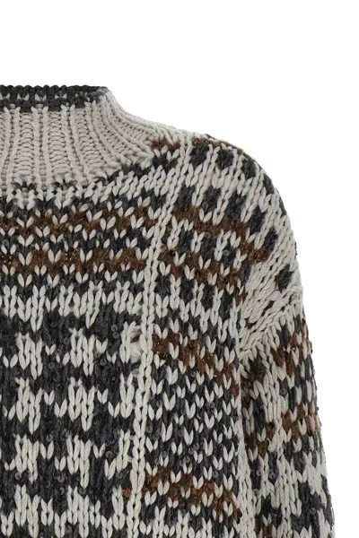 Brunello Cucinelli Multicolor Opera Sweater In Multi