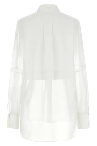 Brunello Cucinelli Layered Shirt Featuring Buttoned Cuffs In White