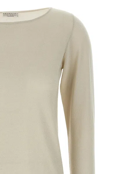 Brunello Cucinelli Lurex Sweater Sweaters And Cardigans Multicolor In Multi
