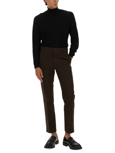 Burberry Tailored Trousers With Side And Back Pockets In Brown