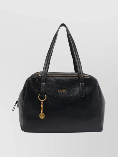 Liu •jo Medium Satchel Bag Double Handles In Black
