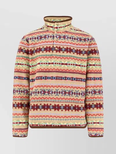 Polo Ralph Lauren Recycled Material Sweatshirt Featuring Adjustable Bottom In Multi