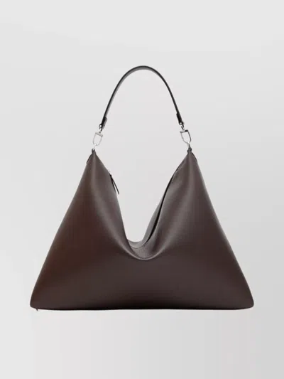 Totême Bevel Triangular Zip-top Tote Bag