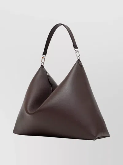 Totême Bevel Triangular Zip-top Tote Bag