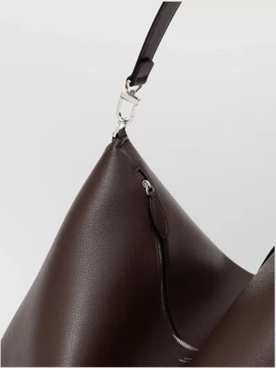 Totême Bevel Triangular Zip-top Tote Bag