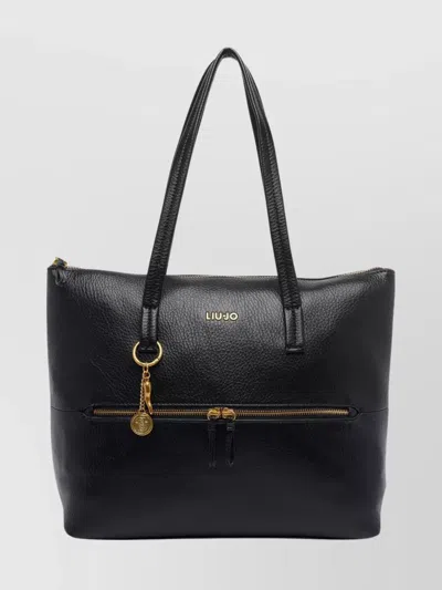 Liu •jo Chic Shoulder Bag Double Straps In Black