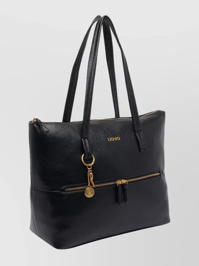 Liu •jo Chic Shoulder Bag Double Straps In Black
