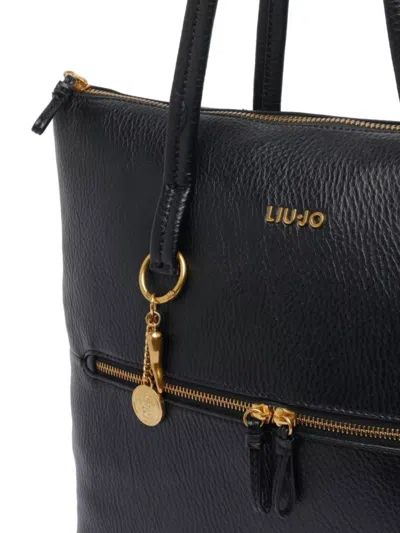 Liu •jo Chic Shoulder Bag Double Straps In Black