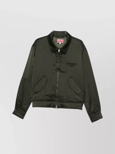 Kenzo "boke Flower" Padded Jacket In Green