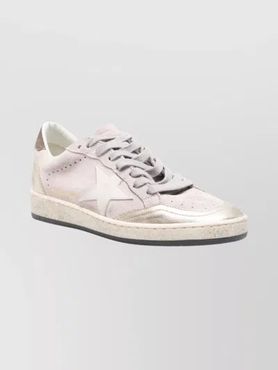 Golden Goose Ballstar Suede Upper Toe Tongue Heel And Spur Leather Star Sneakers Multicolor In Multi