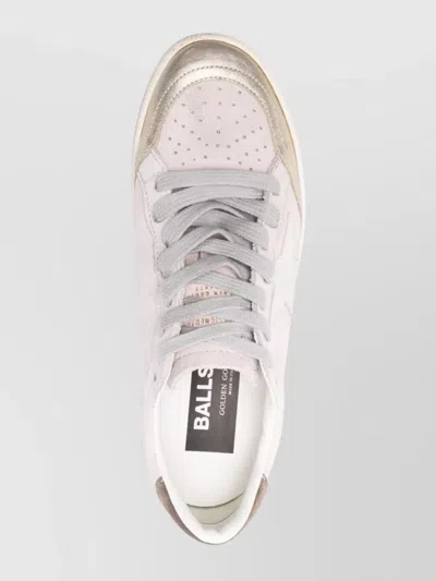 Golden Goose Ballstar Suede Upper Toe Tongue Heel And Spur Leather Star Sneakers Multicolor In Multi