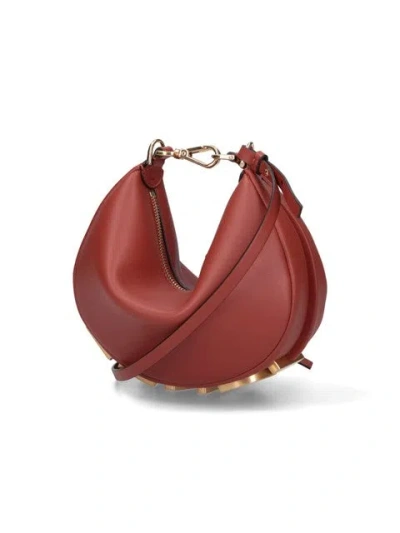 Fendi Women Brown Graphy Mini Mini Bag In Neutral