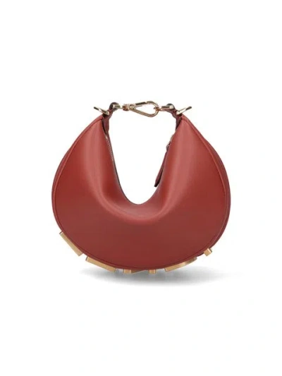 Fendi Women Brown Graphy Mini Mini Bag In Neutral