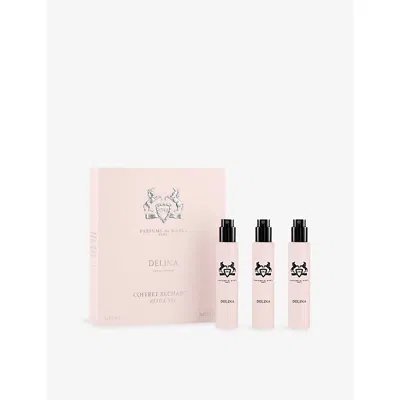 Parfums De Marly Womens Delina Refill Parfum Travel Set 3 X 10ml In Pink