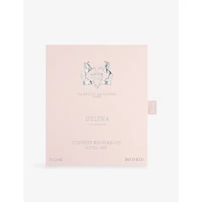 Parfums De Marly Womens Delina Refill Parfum Travel Set 3 X 10ml In Pink