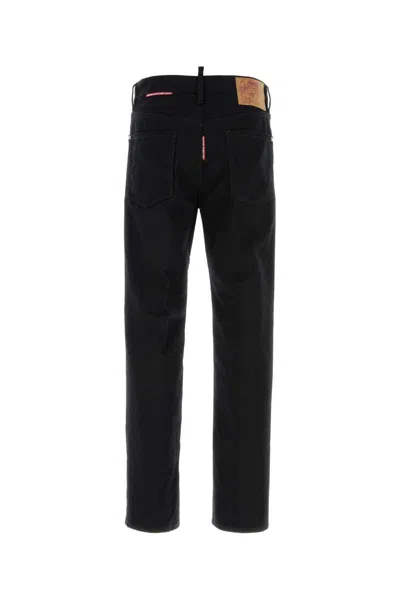 Dsquared2 Dsquared Black Denim Dsquared X Magliano Protesta 642 Jeans In Black