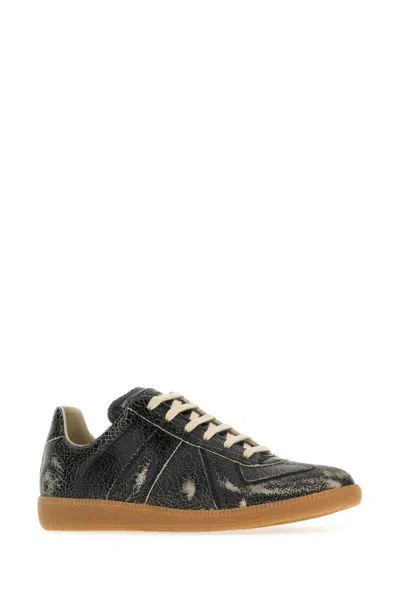 Maison Margiela Replica Sneakers In Black