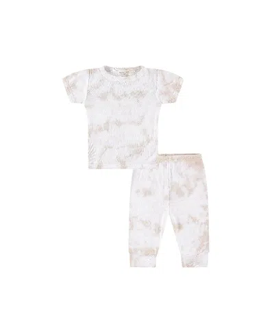 Paigelauren Unisex Rib Loungewear Set In Tie Dye - Baby In Multi