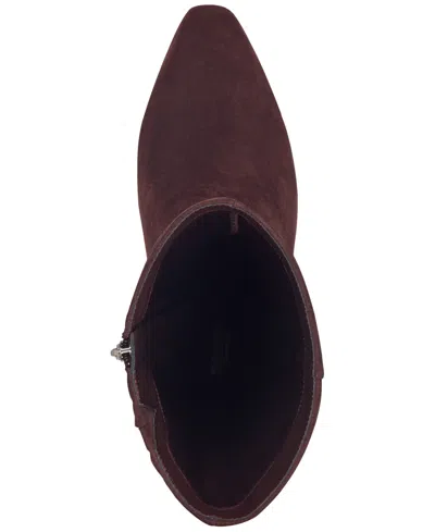 Rockport Women's Mabel Suede Dress Boots In Red