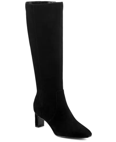 Rockport Women's Mabel Suede Dress Boots In Black