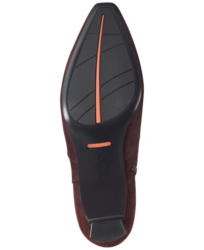 Rockport Women's Mabel Suede Dress Boots In Red