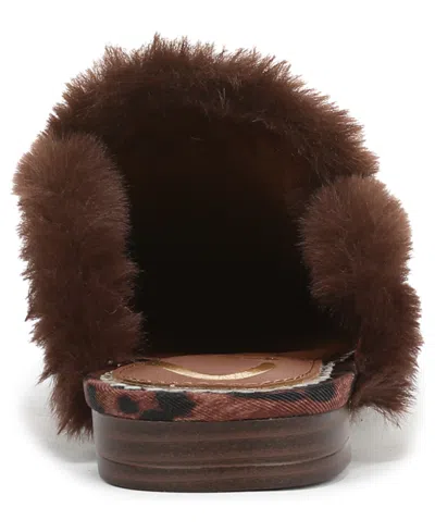 Circus Ny By Sam Edelman Women's Tillie Embellished Cozy Faux-shearling Slip-on Clogs In Black