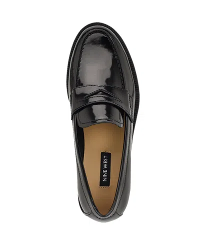 Nine West Women's Berg Slip-on Penny Loafers In Black